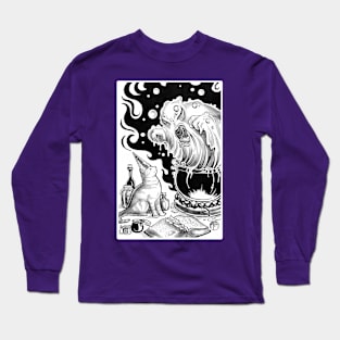 Cat Wizard Long Sleeve T-Shirt